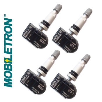 4 pieces TPMS SENSORS METAL VALVE BLACK FOR BMW 4 SERIES F32/F33/F36/F82/F83 05.2014-09.2020